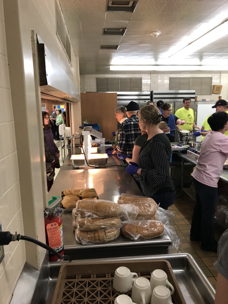 RZautner's tweet photo. And we’re rollin’ @HolyAngelsWB School Famous Friday #fishfry is underway! https://t.co/kos8yEHm8R