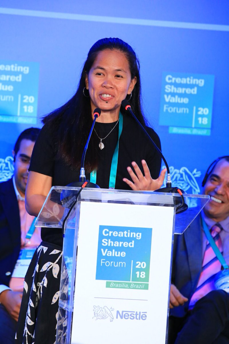Ashoka's tweet photo. A HUGE and heartfelt congratulations to our *joint* #CSVPrize 2018 Winners @GetMumm and Fishers &amp; Changemakers and our Runner Up @inkamoss! Thank you for your commitment to creating shared value  🙏🏼🏆🌎 #CSVforum https://t.co/EHxBhLLabi