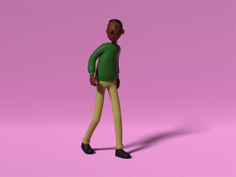 vanimatron's tweet photo. Fun simplistic character I’ve been messing with while picking up some blender skills. Animation to come soonish (hopefully). #character, #animation, #illustration, #3d, #blender https://t.co/IT26dO1nVF