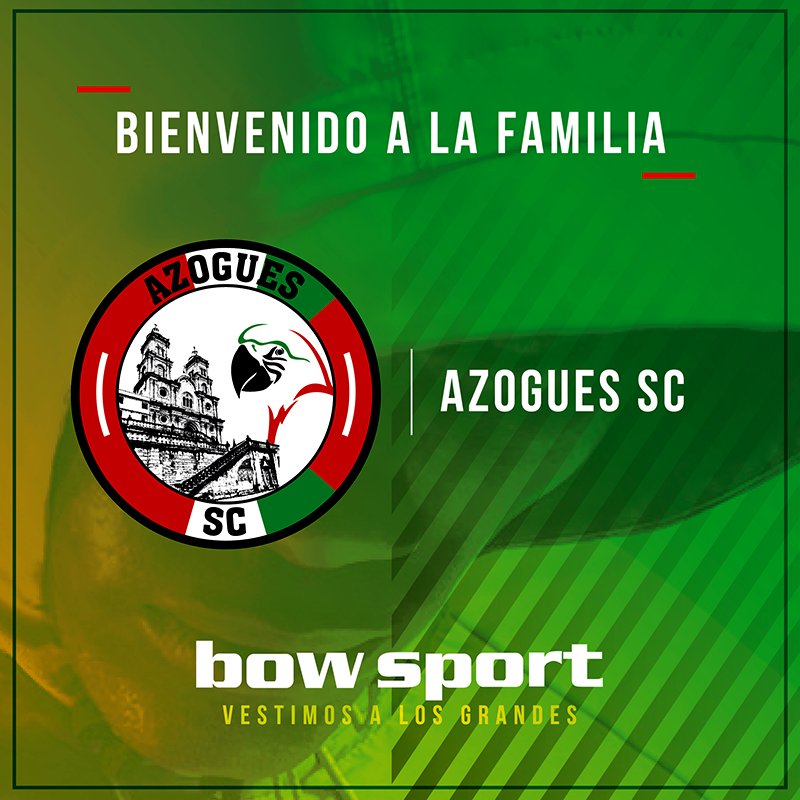 Es un honor formar parte de Azogues Sporting Club!! El nuevo equipo de la Ciudad. Bienvenido a la Familia Bow Sport. #vamosguacamayos #backtothegame