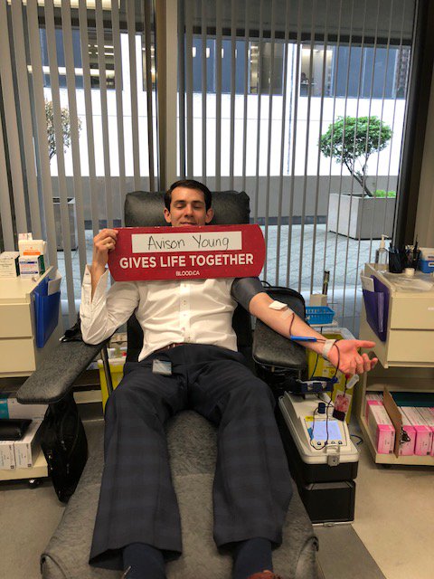 AvisonYoung's tweet image. Thank you to the ~30 employees in Avison Young’s Vancouver office who donated blood yesterday! Your support is greatly appreciated. These donations will help many patients in community hospitals and clinics. #CdnBloodServices @itsinyoutogive #givelife #CRE