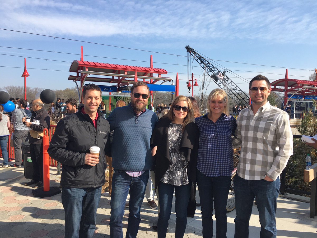 CrescentSocial's tweet photo. Fantastic day celebrating the #BlueLineExtension Grand Opening at @LiveNovelNoDa! If you haven't had a a chance to come by yet, we'll be here all night! #RideThatTrain https://t.co/hd52Y4yVXn