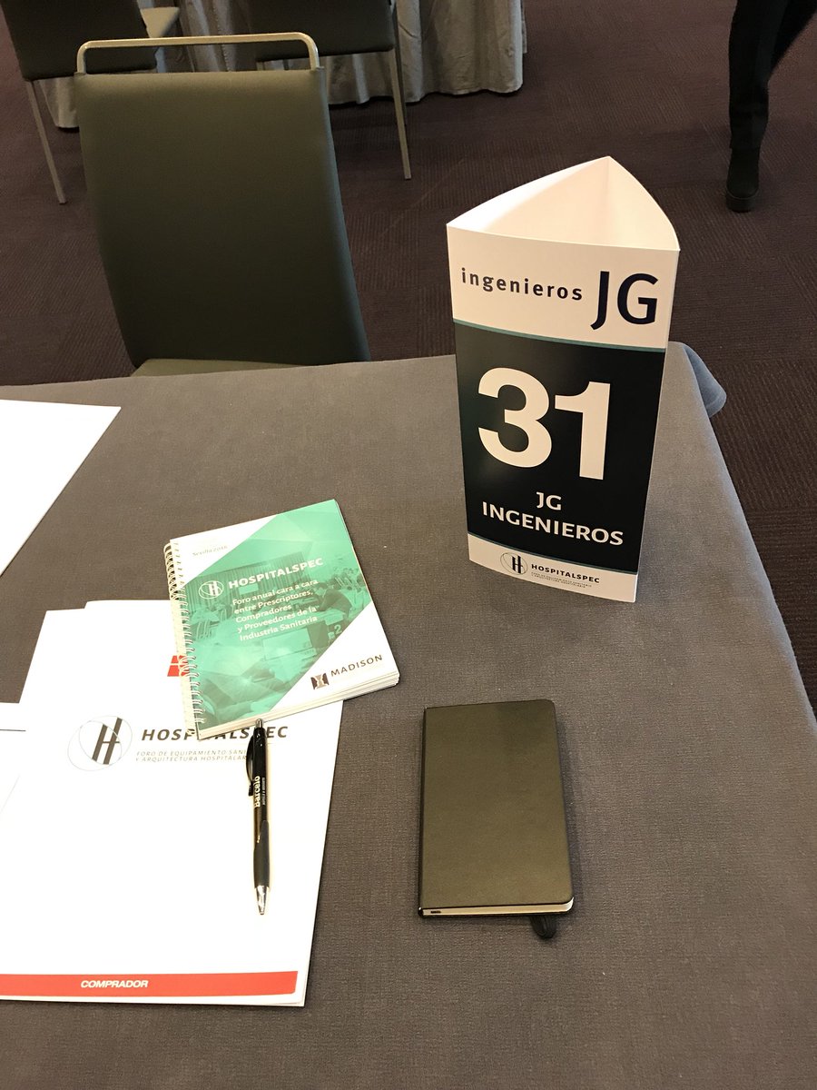 jtunica's tweet photo. Balance muy positivo de @hospitalspec. Gracias a todos los que nos han visitado en @jgingenieros y muy especialmente a todo el equipo de Madison events. https://t.co/LIu1sqPh6y