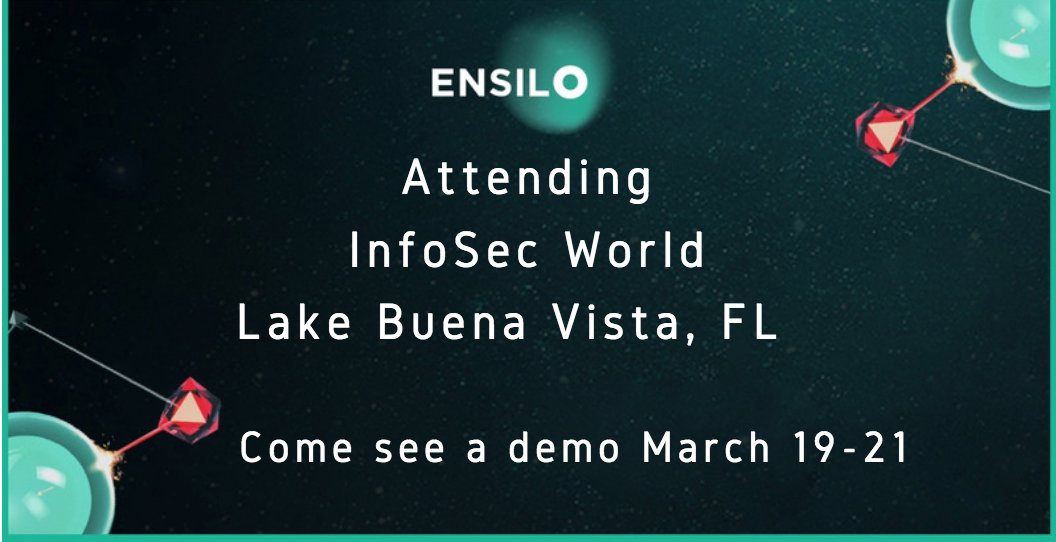 enSiloSec's tweet photo. Looking forward to @InfoSec_World See the agenda  https://t.co/a8edFROoj1  

Schedule a demo in advance @ensilosec contact@ensilo.com https://t.co/E0l29MUb9U