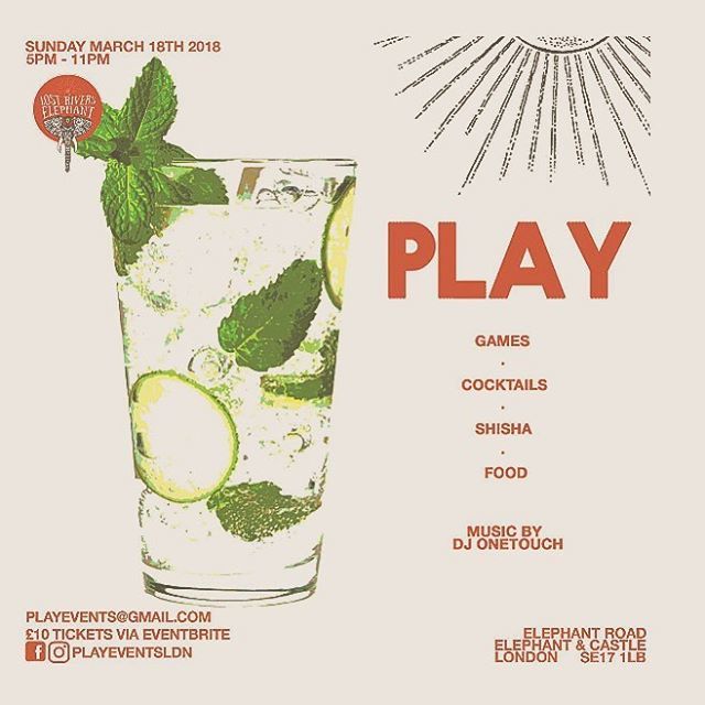 LostRiversLdn's tweet photo. Sunday Funday 💁🏼‍♀️ 18th March our Play London event is back! And we can’t wait. 
Come down for a great night of fun, games and all the booze you can dream off! https://t.co/wzfQiPjpRA https://t.co/TTL1EYqfzU