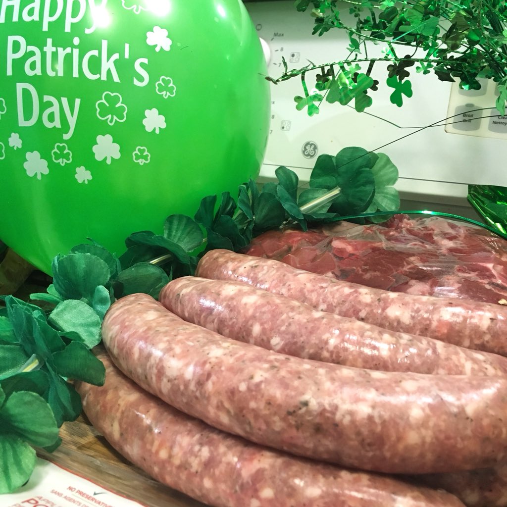 KitchenSprout's tweet photo. #Toronto Get Your #IrishFare☘️ .@dilisos located in @StLawrenceMkt #CornedBeefBrisket #PorkBelly #CubedLamb #StewingBeef #DoubleBeerSausage .@dilisos #AlwaysFresh #LocallyRaised #GrassFed #NoAntibiotics #NoHormones #ShopLocal #KissMeImIrish☘️ #CheersFromToronto☘️🍻☘️ https://t.co/H5UmJpqdFm