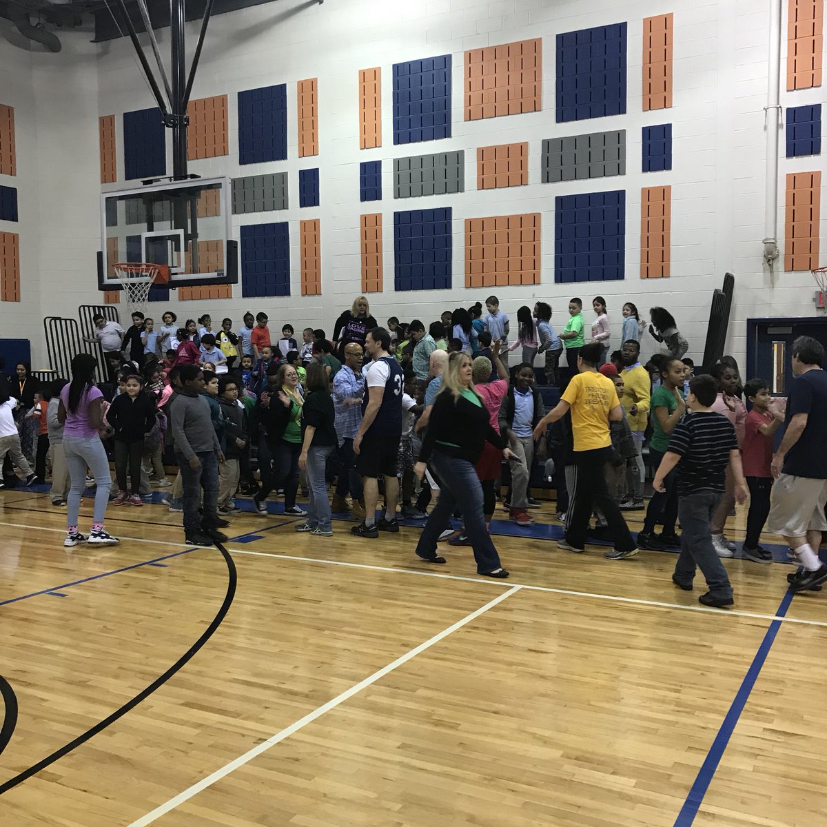 ColumbusTHT's tweet photo. Staff student basketball game!!!#lovemyschool #lifeofaprincipal https://t.co/RdxQtnysda