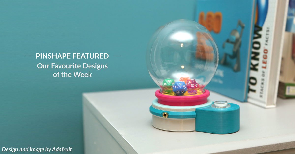 pinshape's tweet photo. In this week’s featured designs, you’ll find highly detailed figures that are great for showing off your print quality, as well as several functional models and assemblies https://t.co/HTQyjbRkKz https://t.co/R5BUiwhOYv