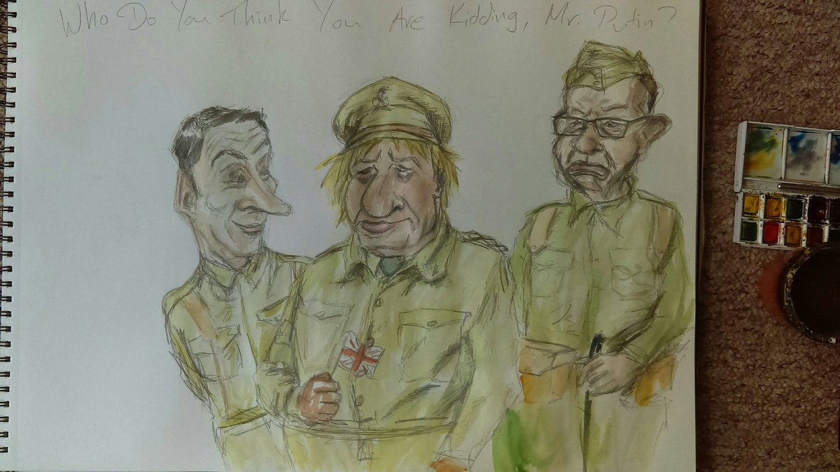 TomBurnsArtist's tweet photo. #isitok 'Who Do You Think You Are Kidding, Mr Putin?' https://t.co/cL990nOv8k