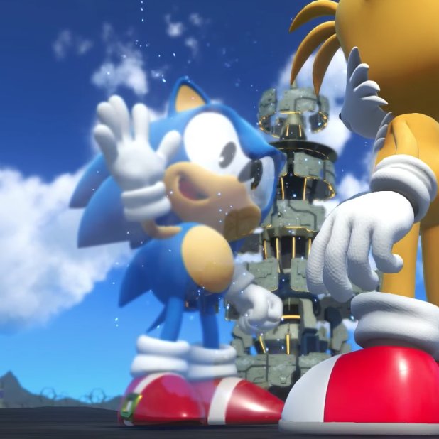 ryboflavin__'s tweet photo. Oh wow, they weren't kidding when they said Mania Adventures picks up right after Forces. #SWSX2018 #SonicTheHedgehog https://t.co/seZpAnAhGy