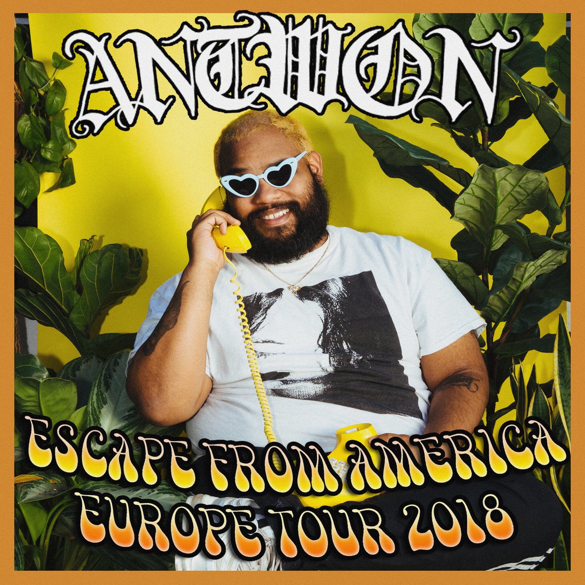 NWNIGHTOUT's tweet photo. .@AAANTWON is headed is Europe &amp; UK this April! Get your tickets now at https://t.co/NmKN5vKBPf! Let us know what city you’re in #EFA2018 https://t.co/TiC3PFWxDE