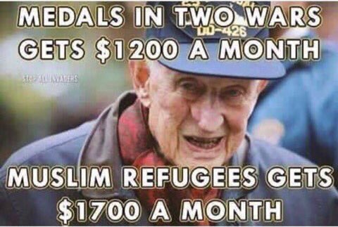 StevePhunts's tweet photo. Please help our Veterans , Homeless , and Poor , let’s take care of ours , and to Hell with dreamers and illegal ‘s https://t.co/04Iz41JmX5