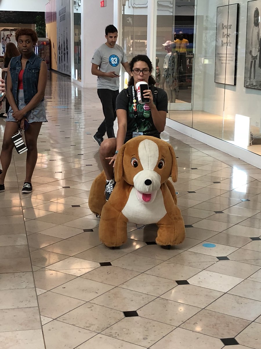 troupe_4376's tweet image. Naturally had to check out the local mall!