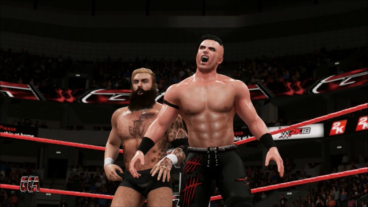 GCAWRESTLING2K's tweet photo. In last nights main event of #GCAWrestling, #PacmanJackson & #YuriTheReaper of #TheTribe defeated the team of the #GCA Global Champion, #HadeMercer and @VavienWhite in some #ExtremeRules action! Yuri builds more momentum towards Sunday! #GCAWrestleVerse #WWE2K18 #PS4 #Episode12 https://t.co/qEot2wiR7Y