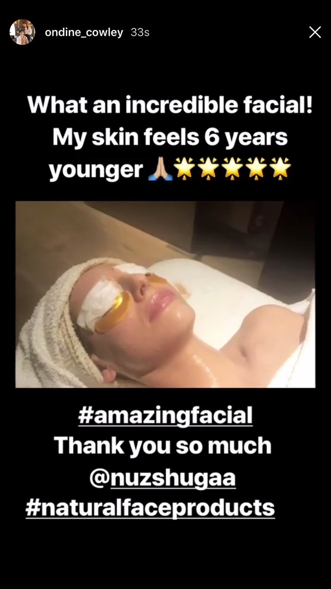 nuzshugaa's tweet photo. @OndineCowley glad you loved it aim to please see you soon for another session #beauty #Clients #facialist #super #superfacialist #skinbynuzshugaa #nuzshugaa https://t.co/CRx4PzjJtG