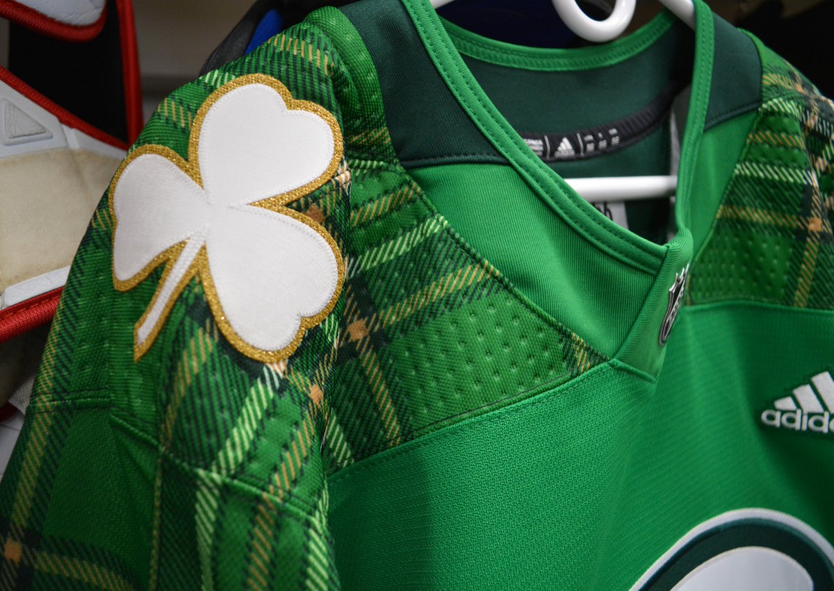 anaheim ducks st patrick's day jersey