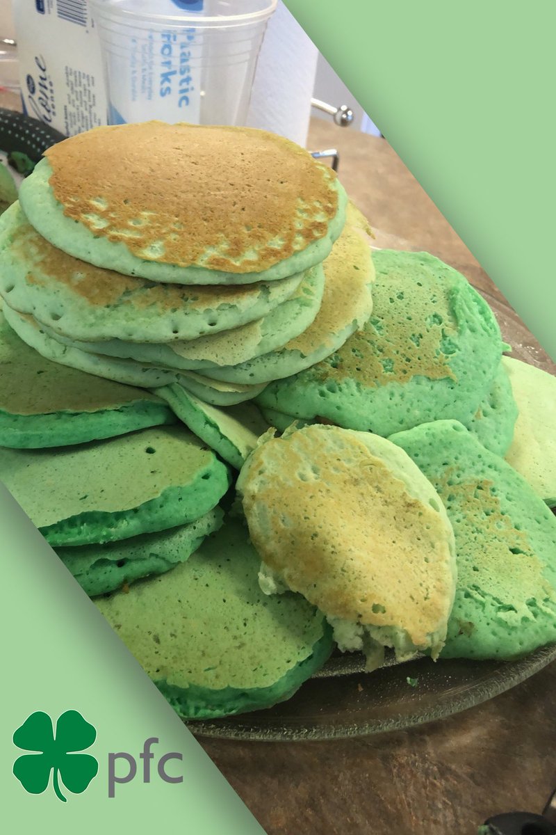 PFC celebrated St. Patrick's Day today with our staff by serving up green pancakes! Thank you to PFC's Fun Committee for the wonderful office treat this morning!

Happy #StPatricksDay!

#WorkPerks #Greeley