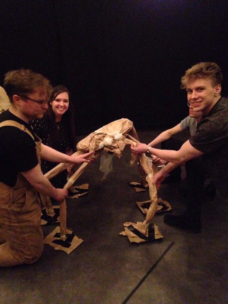 rachelstocky's tweet photo. Big thanks to @northernstage @AMarkCalvert for having me as part of #North2018 🎭 #puppeteering #workshops have been amazing! #northeast #actor #workingclass #opportunities https://t.co/Mvze19HH8z