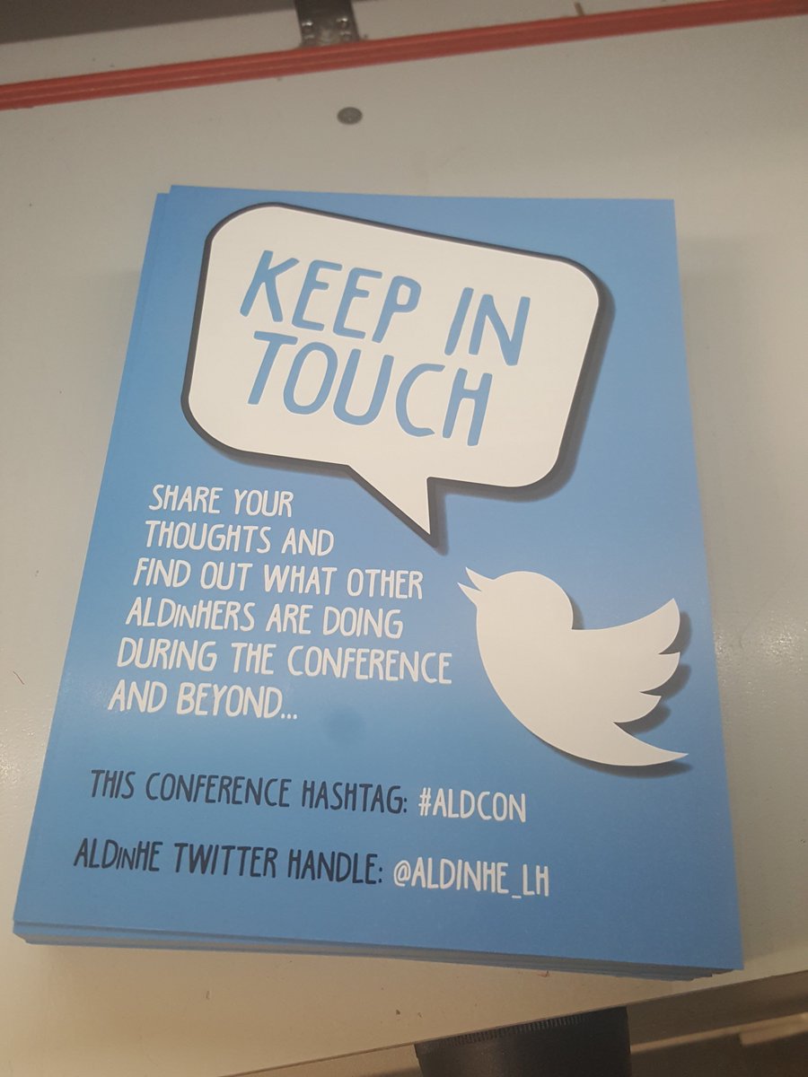 We love these leaflets printed for #AldCon #conference #printing #hull