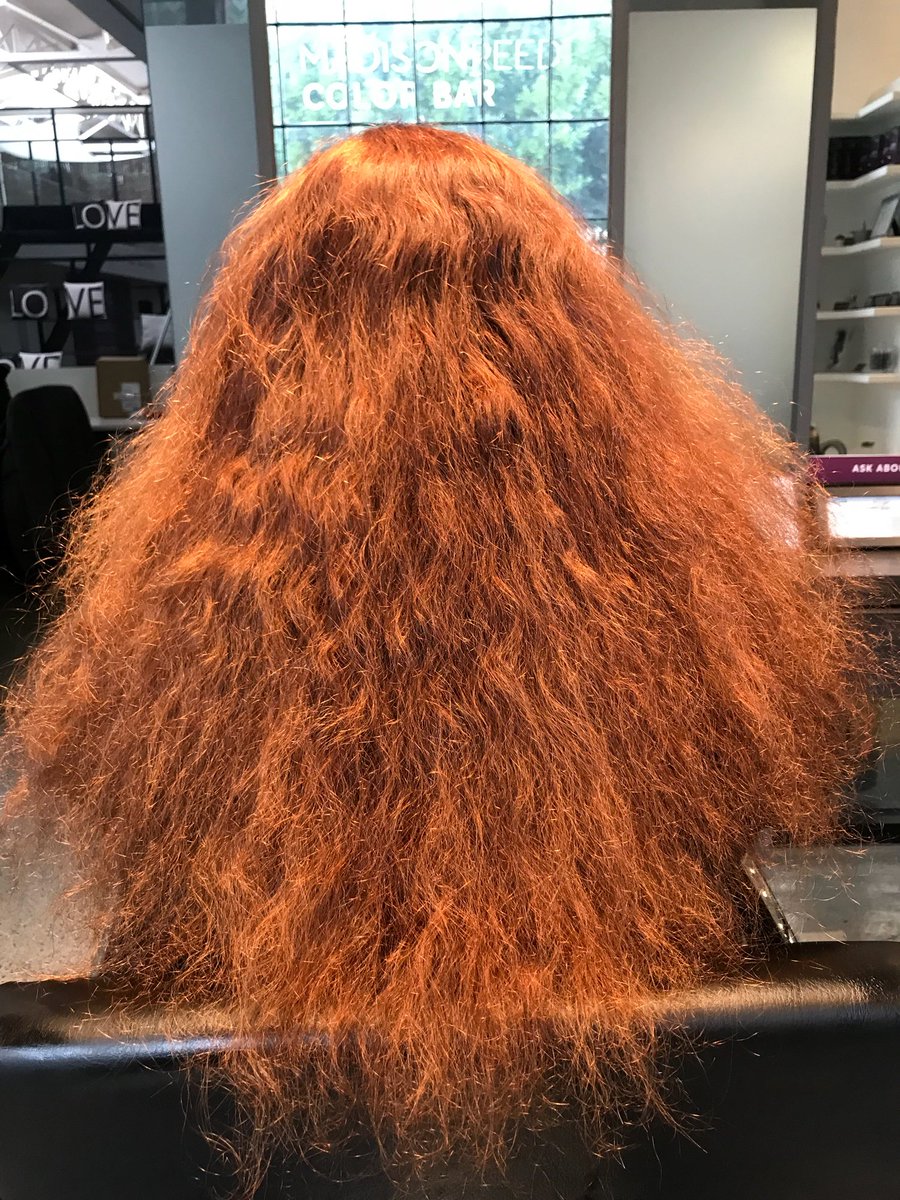 madisonreedllb's tweet image. How awesome is this #ColorTransformation from our SF Color Bar? (Swipe to see more). We used a mix of Genova (7NCG) and Como (7NGM) on her roots, then a mix in equal parts of Miele, Amaretto, and Cannella Gloss.