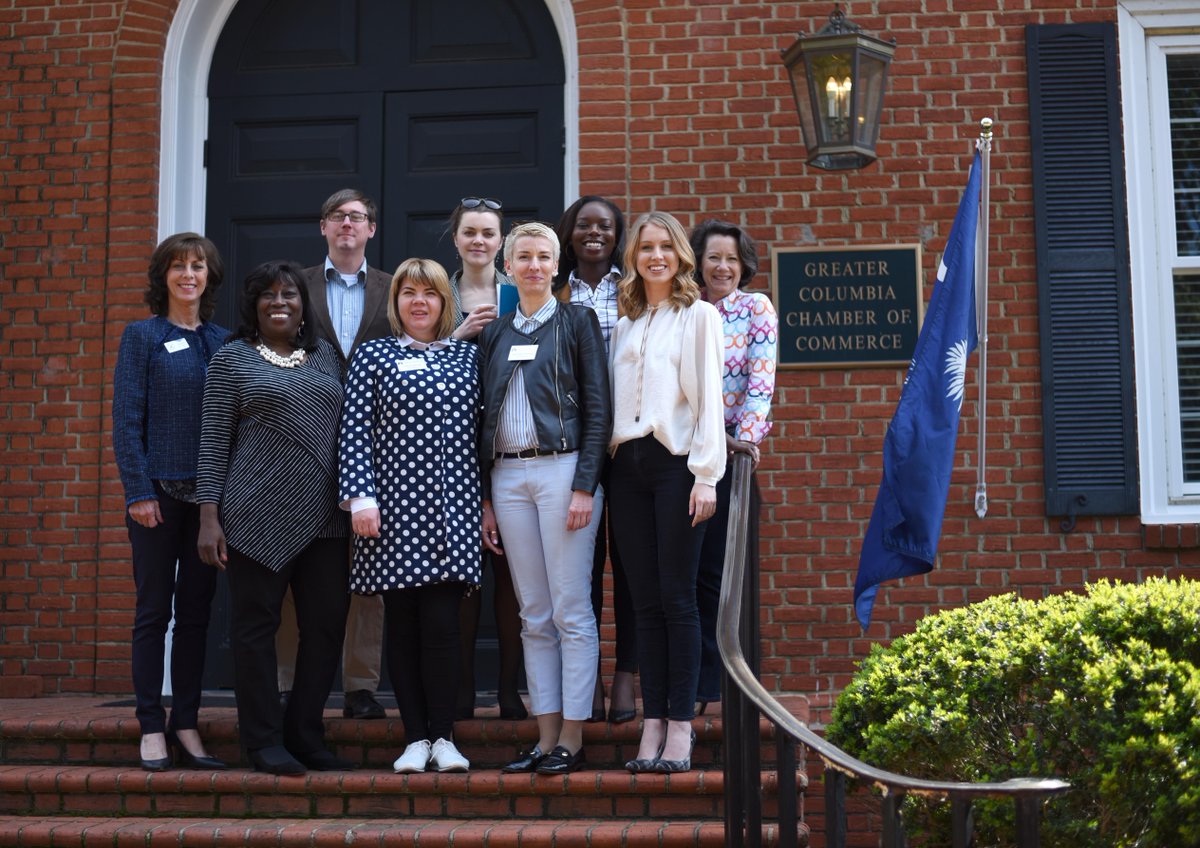 South Carolinian women business leaders making connections with Russian women business leaders through the Open World Leadership Center. Thank you <a href="/colawac/">Columbia World Affairs Council</a> for helping to make this connection. #leadership #womeninleadership #colachamber