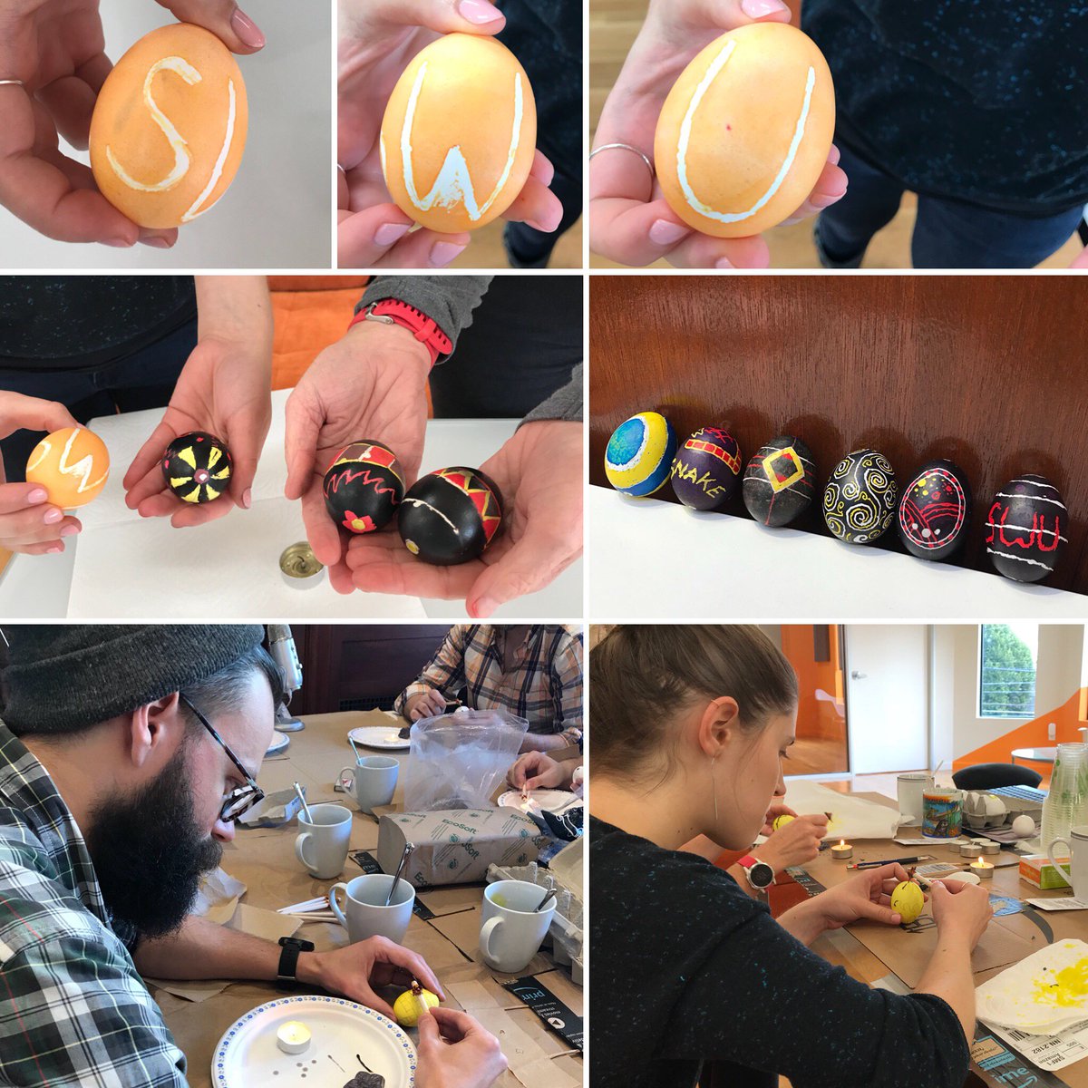 getdyspatch's tweet photo. #fbf to @eolynyk1 and her great Lunch & Learn session on the art of Pysanky egg-making!
#sfoffice #yyjoffice #SWUbies #SWUlife https://t.co/OrXxry2Bwb
