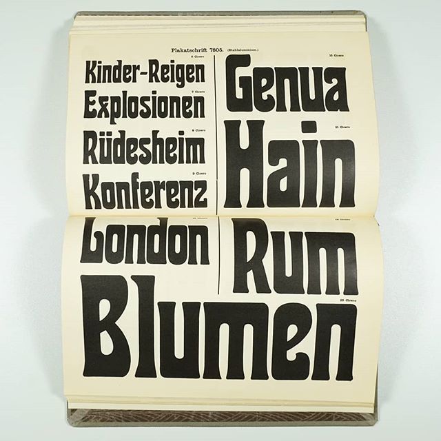 Letter_Library's tweet photo. Plakatschrift 7805 #postertype #woodtype #typespecimen from E. A. Brockhaus, Leipzig https://t.co/yyK7UzTKVO