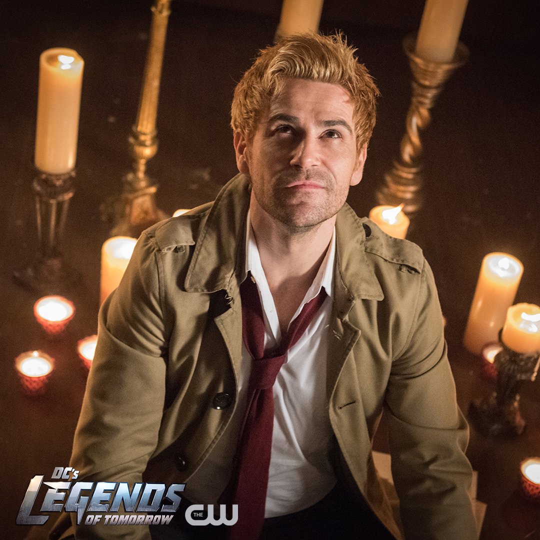 TheCW_Legends's tweet photo. Constantine's back which only means one thing... DC's #LegendsOfTomorrow is new TONIGHT at 8/7c on The CW! https://t.co/tjEnbwfeCX