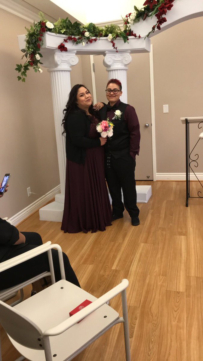 whiteputaaa's tweet photo. My bitch got married today #targetsquad https://t.co/sBf8dtS453