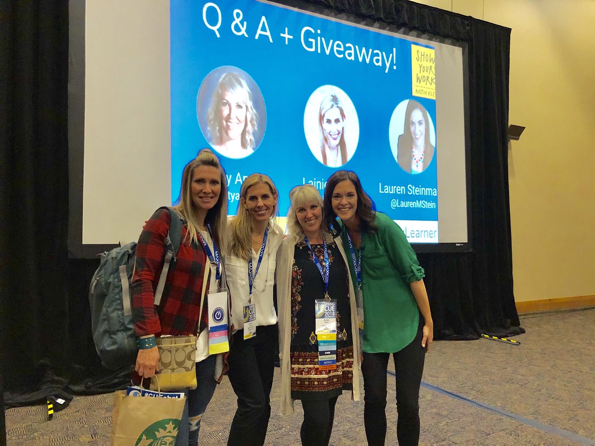 CarrieNorthcott's tweet image. Made evolving Professional Development accomplishable! Thanks for the great session, resources, and getting my juices flowing for taking back to district🙌🏼 #EvolvingLearner #CUE18 #timeforchange #takingchances #nothingtolose