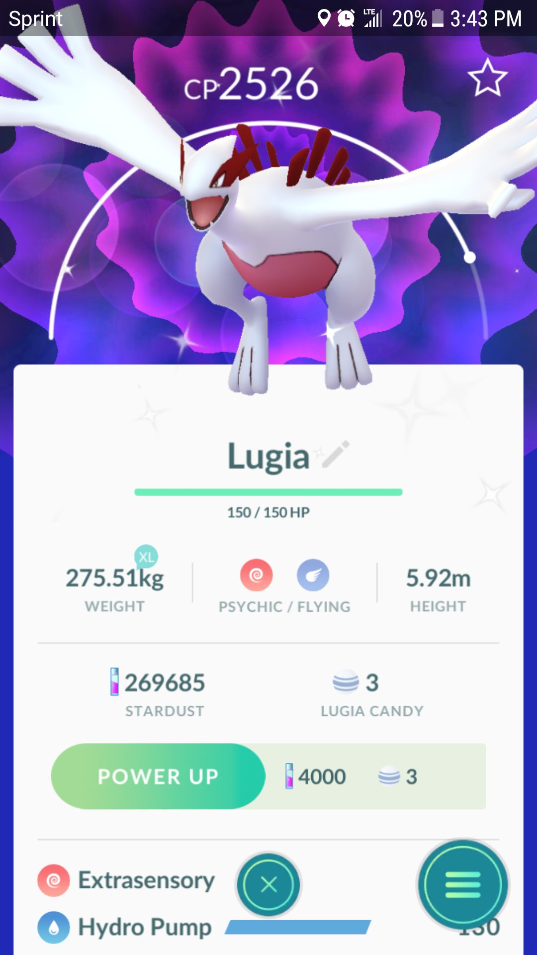 Lugia (Shiny)