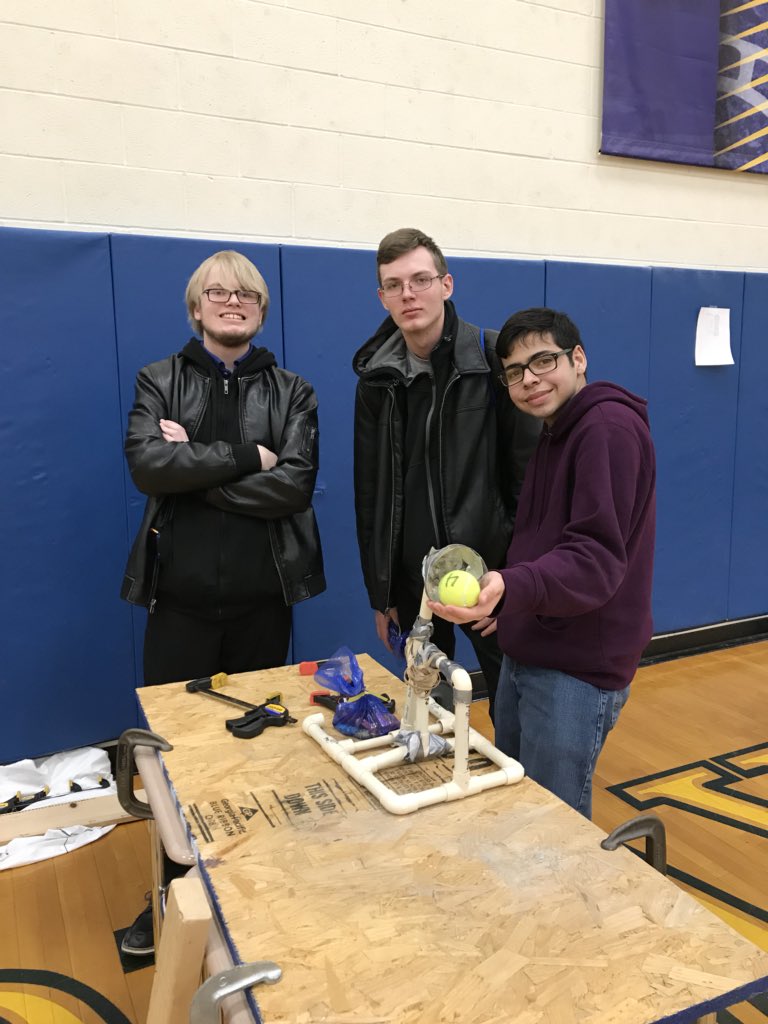 kouwenga's tweet photo. Congratulations to our big winners today.   Our students did a great job with their catapults.  Thank you @Lowes for supporting our dream. https://t.co/5dbP9K4Cn3