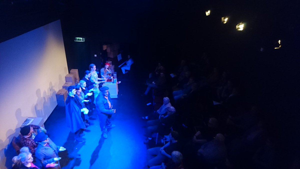 First performance of Animal Farm <a href="/Everymanchelt/">Everyman Theatre</a> tonight. Well done to the cast.. Amazing work! Two more shows tomorrow 🥁