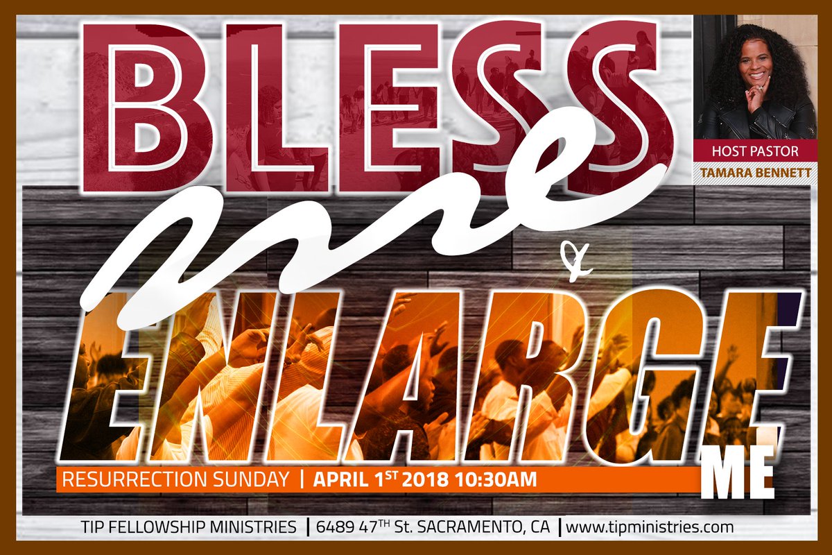 PastorTamaraB's tweet photo. Worship with us on RESURRECTION SUNDAY! 🙌🏽 Sunday April 1st at 10:30AM. ⛪️ TIP Fellowship Ministries // 6489 47th St. Sacramento, CA 95823 📞916.422.4962 https://t.co/UwgOVo7Mfq #PastorTamaraBennett #BlessMe #EnlargeMe https://t.co/ou3zS9YktB