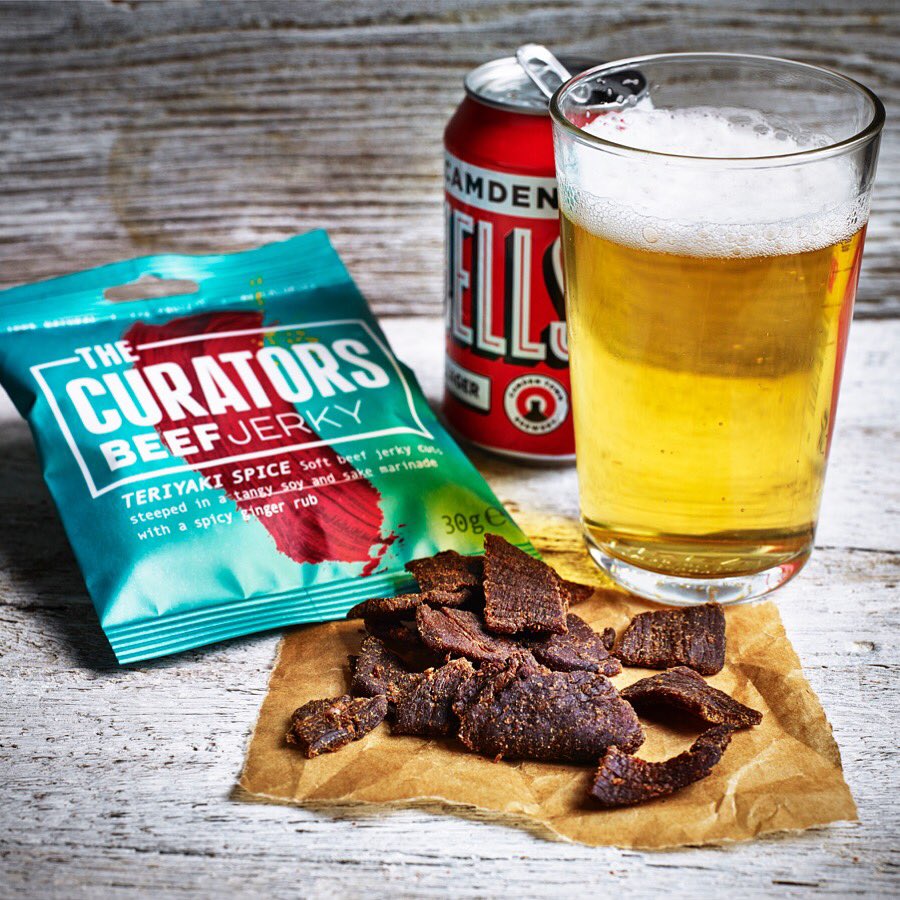 WeRTheCurators's tweet photo. 🍻 It’s Friday. It’s nearing the end of London Beer Week. Our jerky is juicy. And it’s now available on our website 🍻
#NoExcuses #NoReasonNeeded #JerkyJustGotJuicy #NoExcuseNotTo #BeefJerky #Beer #Friday #FriYAY #FridayBeers #TGIF #LondonBeerWeek #UltimateSetUp #SnackGoals https://t.co/Z0R4kMvAZu