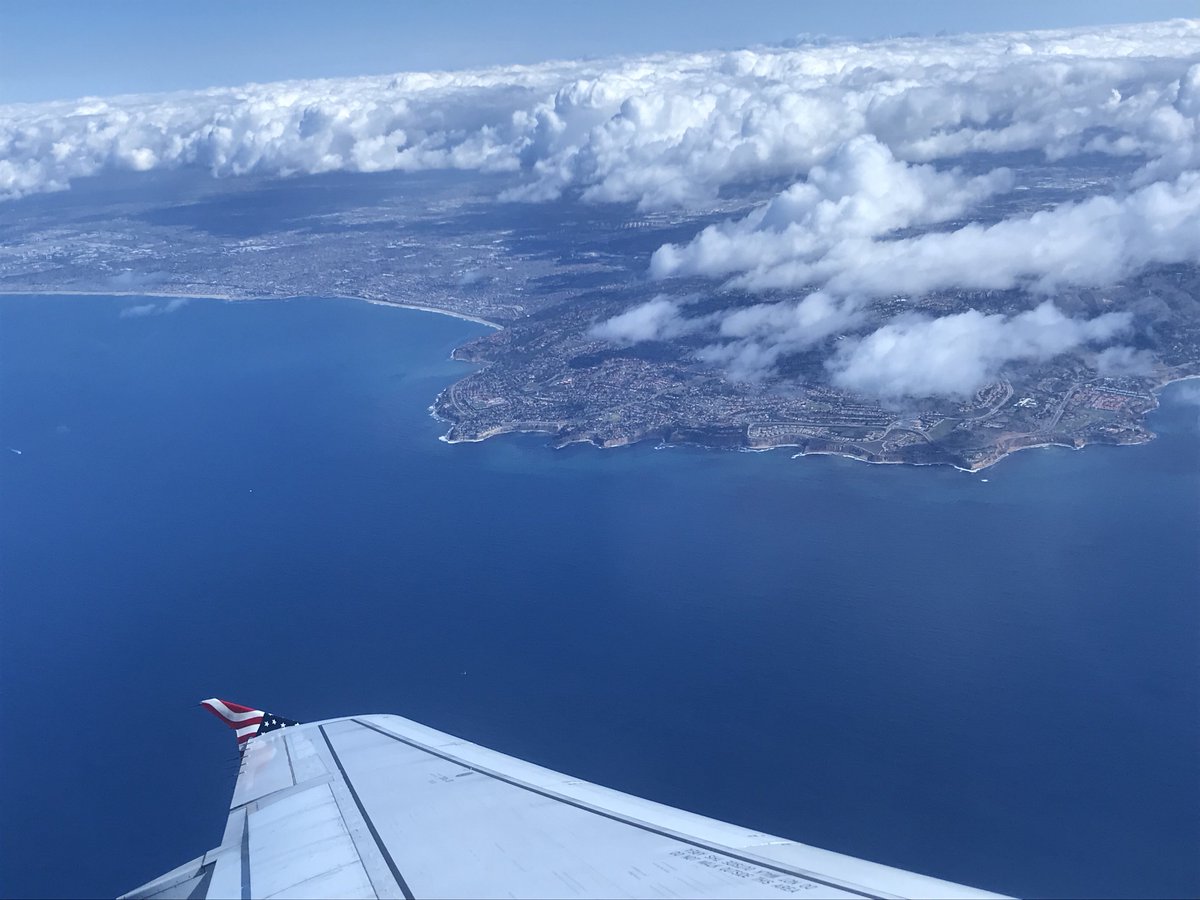 ATLMatchmaker's tweet image. Call me crazy, but I love the initial part of the flight when you’re cut off from your phone and computer and can just look out the window and reflect on where you’ve been. 

Is it really so bad to have your head in the clouds especially with a view like this? Love the  #coast!