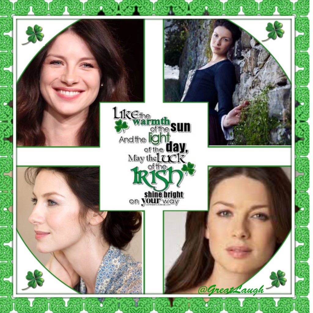 GreatLaugh's tweet image. @caitrionambalfe  Happy St. Patrick’s Day! ☘️☘️☘️