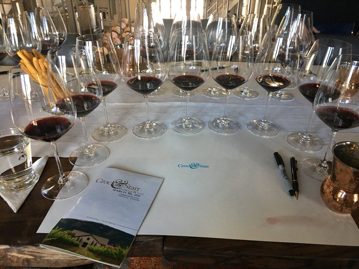 CrockerStarr's tweet photo. Crocker&Starr #teamtasting today- we’re so excited to have @SawyerSommelier here with us!🍷😊 #sommelier #napa https://t.co/9TRlTx2AuQ