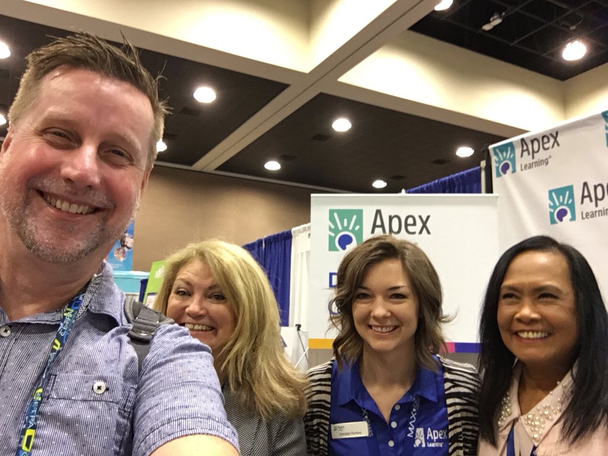 Thank you to our partners in student learning!  You make a difference!  <a href="/SantaAnaUSD/">Santa Ana USD</a> #CUE18 @Apex_Learning