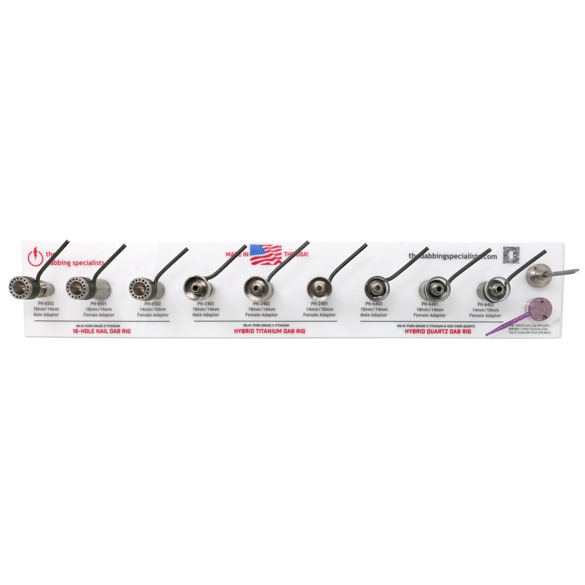 dabspecial's tweet photo. Our new displays will be in stores soon, so you can see our #Titanium first hand! Check out our site for more info!
.
#titaniumnail #enail #enails #dabtools #dabtool #dabkit #cannabis #cannabiscommunity #marijuana #710society #dab #dabs #dabbing #rosin #wax #shatter #cbd #thc https://t.co/xvgiZxrhfd