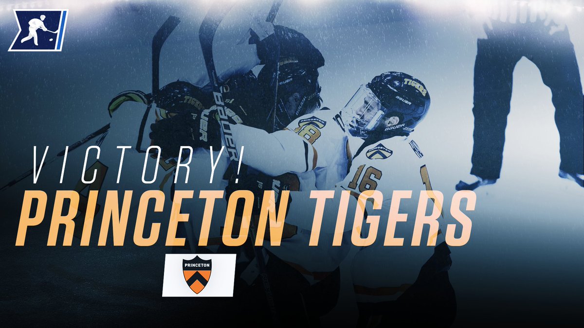 NCAAIceHockey's tweet image. #7 @puhockey upset #2 Cornell to advance to tomorrow night's ECAC Championship!