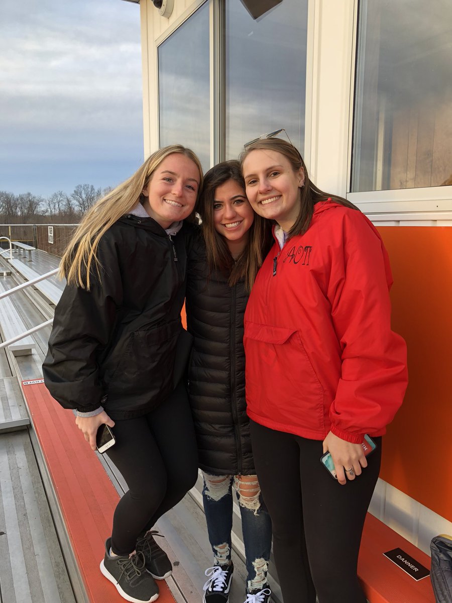 3 amazing Loveland Lacrosse alumni in the house supporting their Tigers! Lauren Catalfino, Julia Dillhoff, Karlin Holley