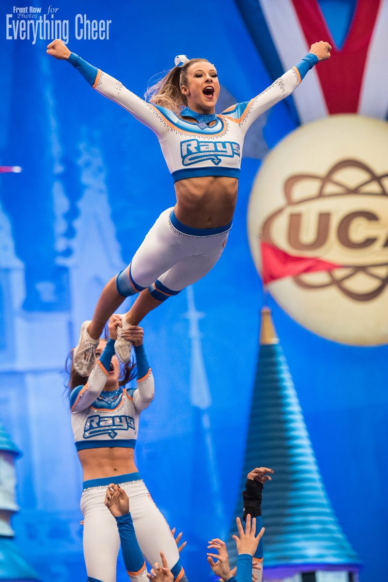 Everything Cheer on X: Orange Rays have such amazing technique in