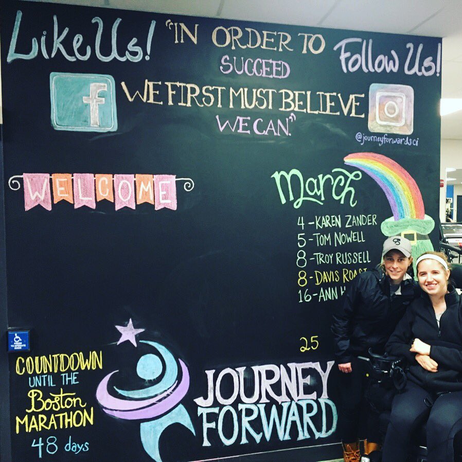 Exactly one month until the Boston Marathon! Help support <a href="/dlaing14/">Denna Laing</a> and <a href="/JourneyForward/">Journey Forward</a> by donating to a great cause. Link in bio ☝🏼