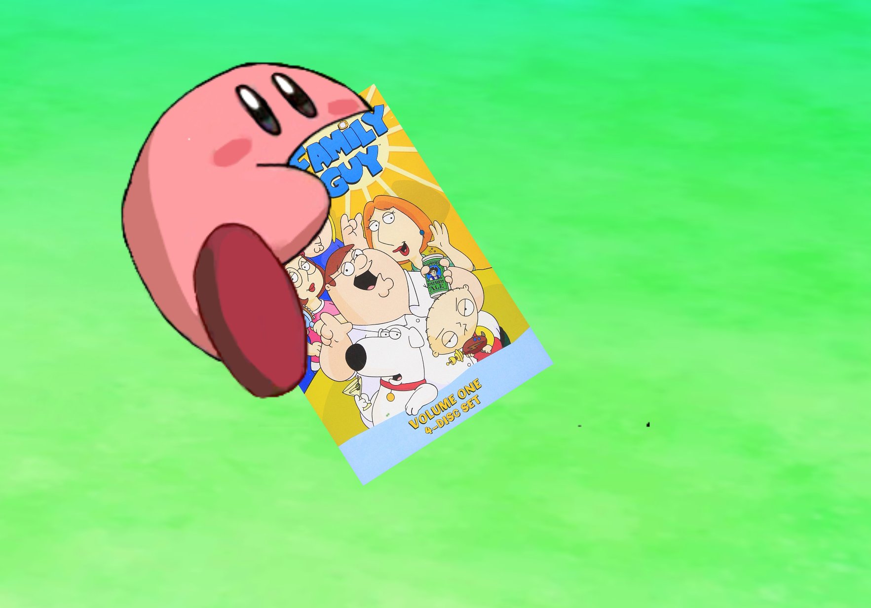 PK Ben on Twitter: "Kirby sucks family Guy volume one on ...