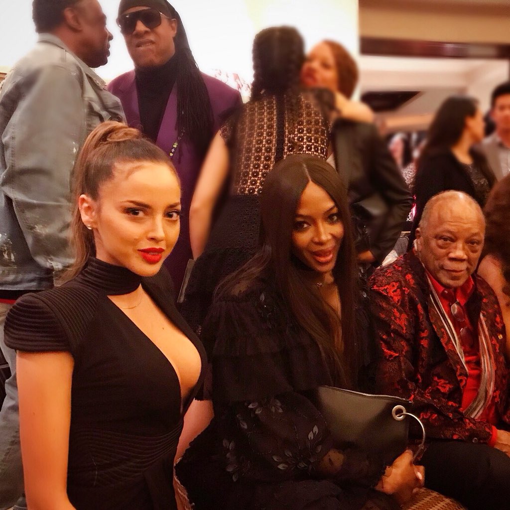 Happy birthday to the legendary Quincy Jones ♥️ With the beautiful <a href="/NaomiCampbell/">Naomi Campbell</a> wearing <a href="/_Zhivago_/">ZHIVAGO</a>
