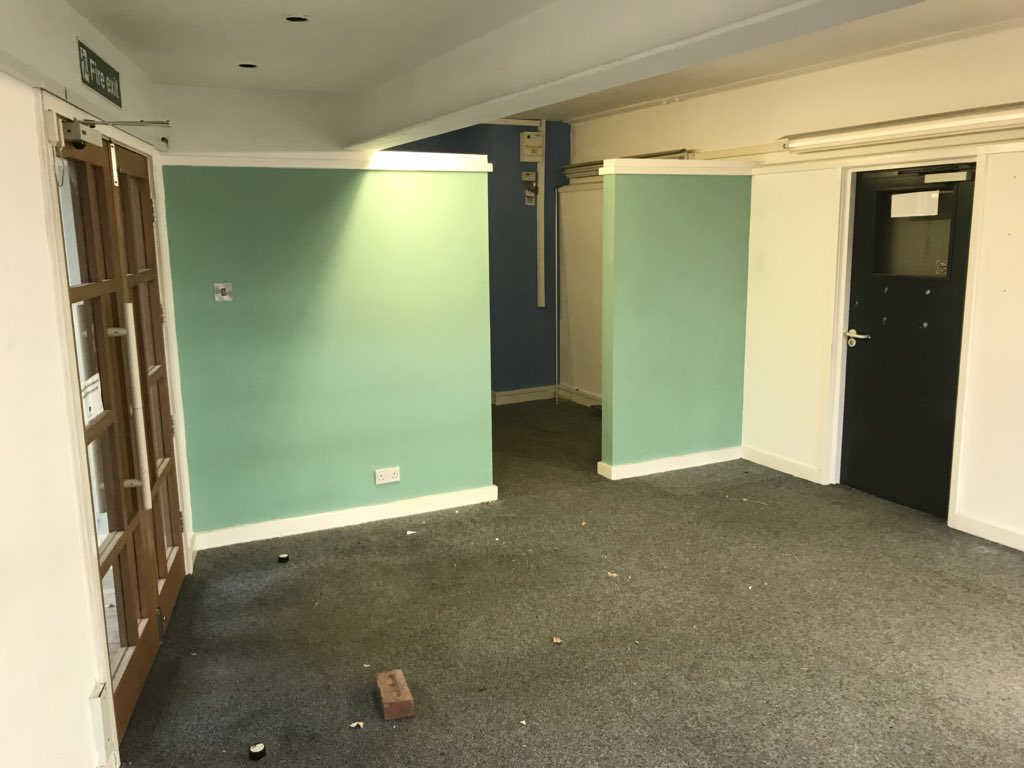 shefflooringltd's tweet photo. What a difference a week makes. Our new offices are ready. @Flooring_CFS carpet tiles was the final choice of tile https://t.co/8Kgg3TtnMl