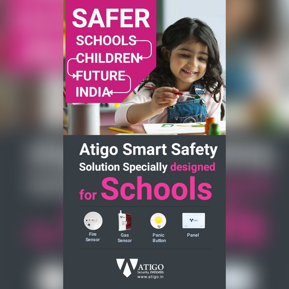 atigoindia's tweet photo. #atigo #smartsecurity #saferschools #saferchildren #saferindia #safetysolution #firesensor #gassensor #panicbutton https://t.co/uoOFKHp1it
