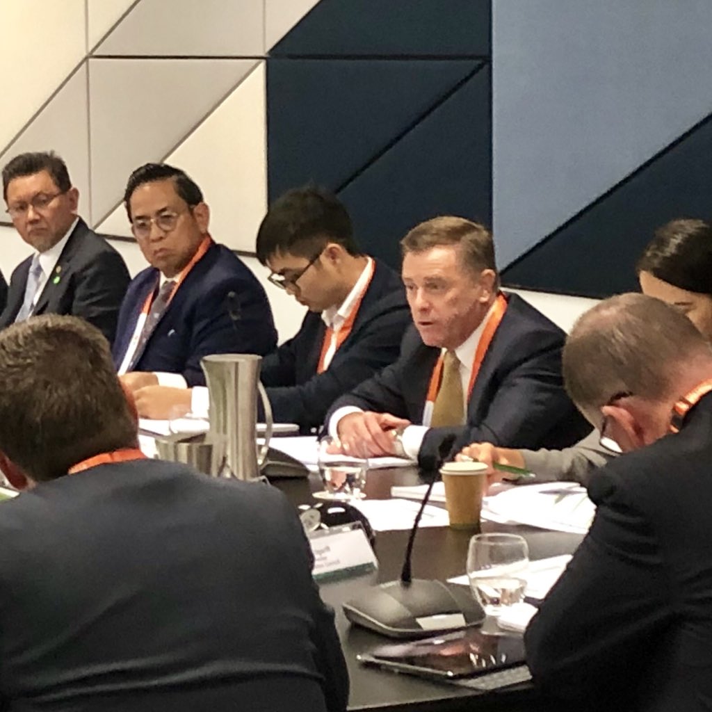 Terrific discussion at the CEO Forum’s agri round table today - an Aus-ASEAN Agtech partnership could boost the region’s food production by 25% by 2025 #ASEANinAus