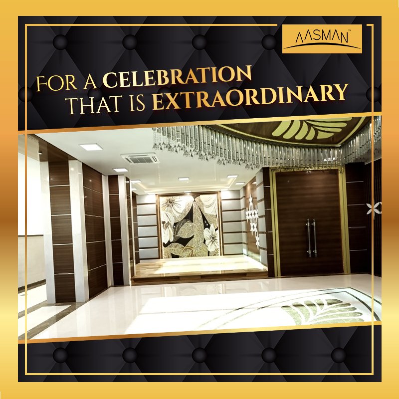 Make your special day an extravagant celebration with your near & dear ones at the #RoyalRoom #Banquet in #Aasman. Call us on 0113958 5605 for details.